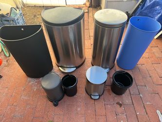 Simple Human trash cans