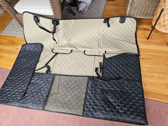 NEW Truck backseat protector hard bottom tan