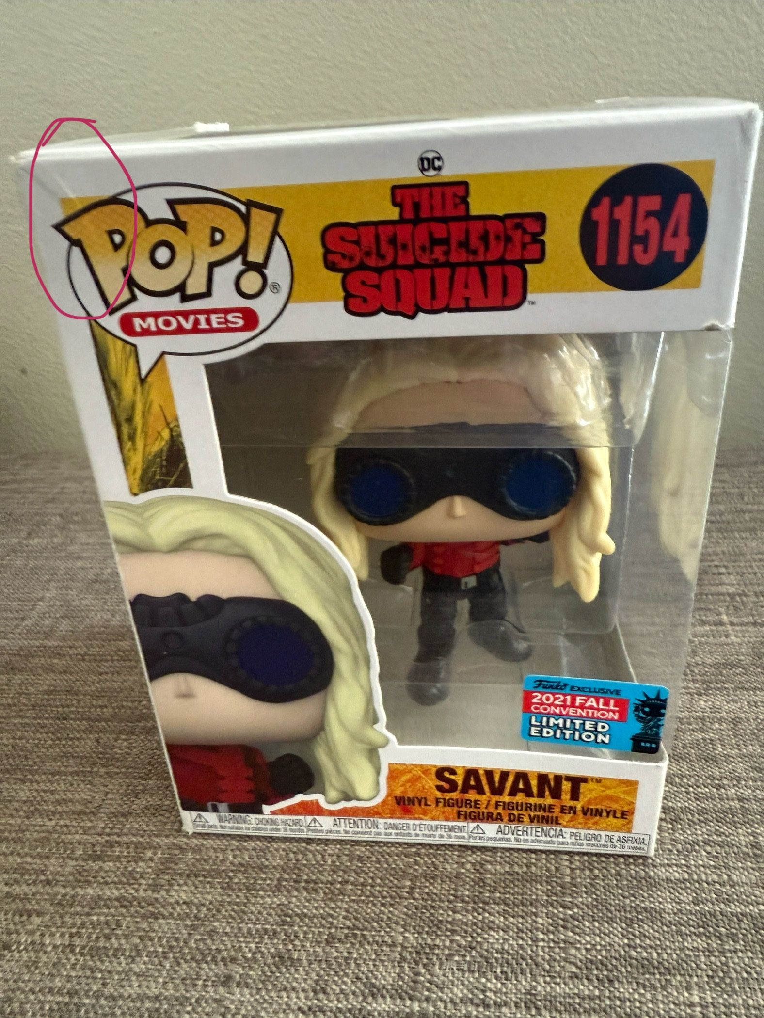 NIB Funko Pop! Movies: Suicide Squad - Savant #1154 *Read*
