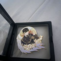 Love and Deep Space Caleb Fan-Made Enamel Pin - Otome Game Collectible Badge