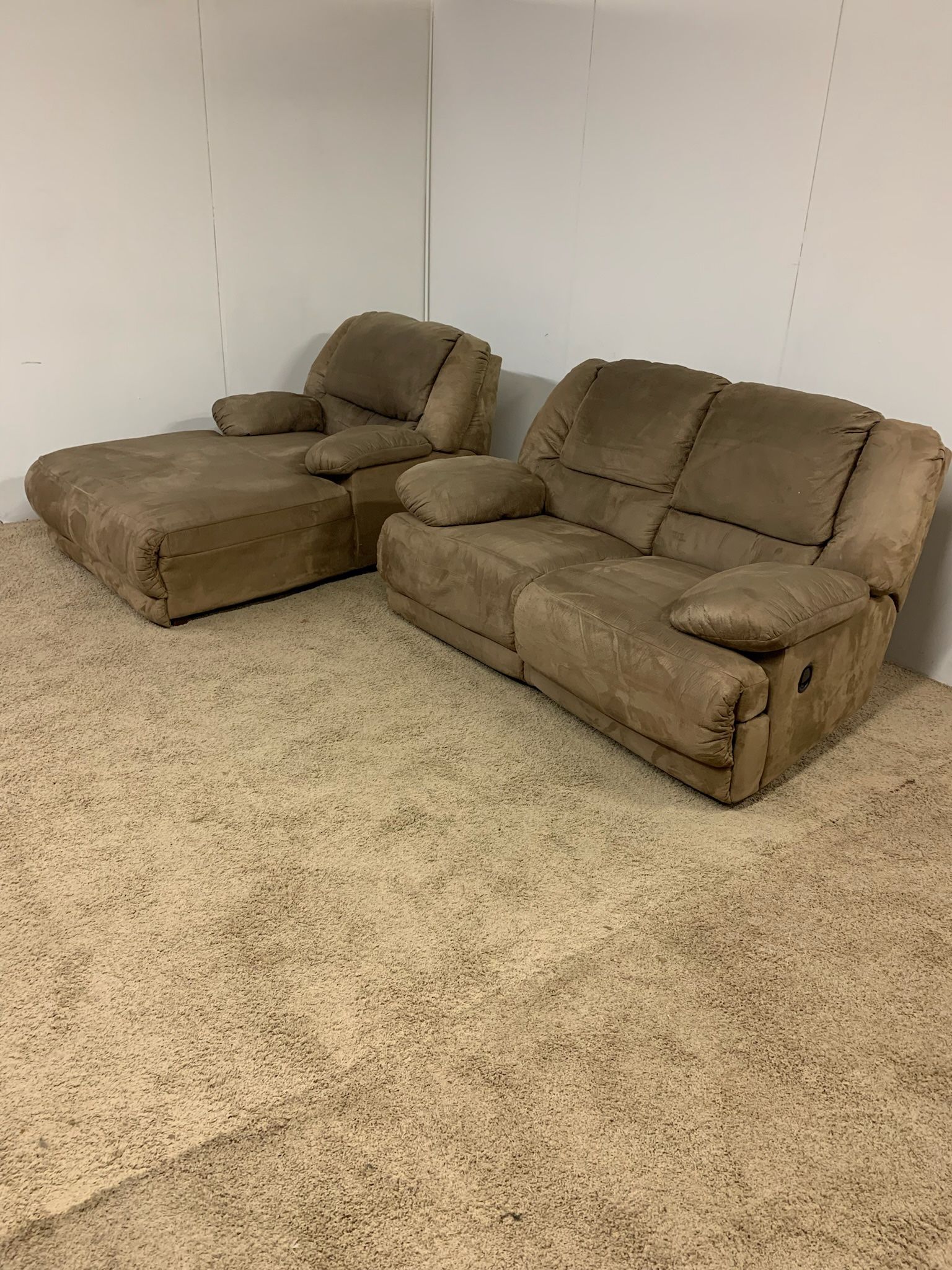 Recliner Loveseat And Chaise *Free Delivery*