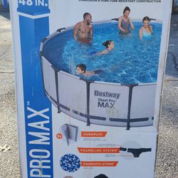 BestWay 15' Steel Pro Max Pool