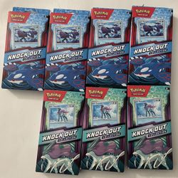 Pokemon TCG Knock Out Collection Kyogre And Suicine  7 Packs Of Each New In Box