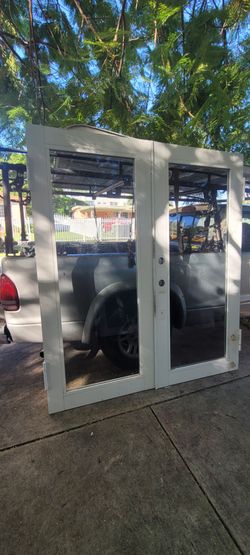# puerta francesa impacto 68 x 78