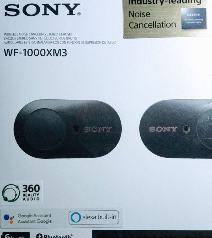 Sony WF-1000XM3 Industry Leading noise canceling stereo headset
