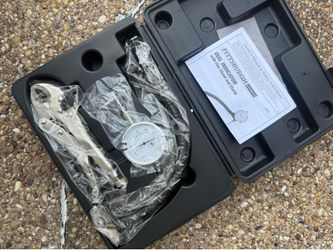 Dial indicator with flex stand and clamp