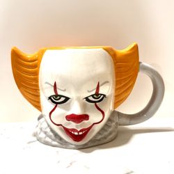 Silver Buffalo IT Pennywise 3D Ceramic Mug 20 oz Licensed Horror Drinkware