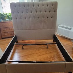 Upholstered Queen bed frame