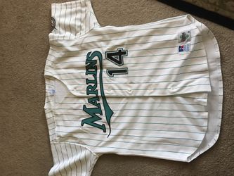 Marlins official throwback jersey size XL