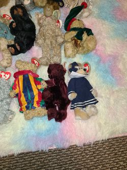 Ty Beanie Babies Attic Treasures Vintage Bear Lot Thumbnail