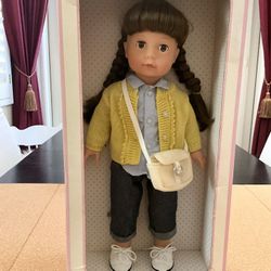 Marianne Gotz Pottery Barn Kids 18 in Doll New In Box