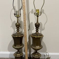Stiffel Antique Brass lamps