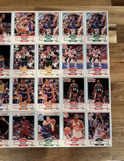 Big Lot Of Fleer 90 Basketball Cards Read Description