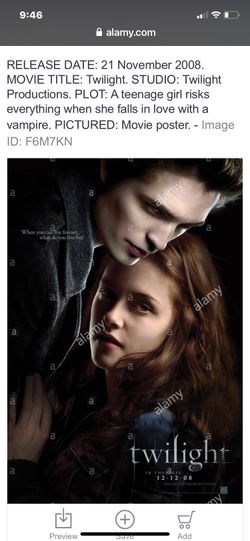 Movie Prop Twilight Edward & Bella..From 2008