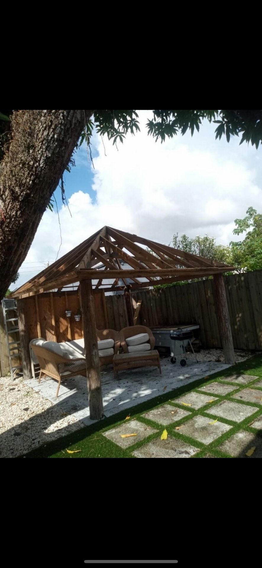 Wood Estructure Top 13x13 Estructura De Madera Desarmada