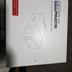 Mini LED projector. 