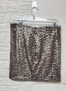 Gold Sequin Skirt