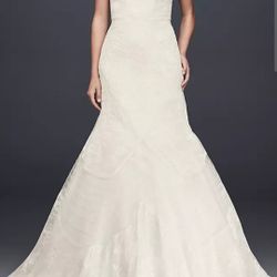 Zac Posen Geometric Corded A-Line Wedding Dress