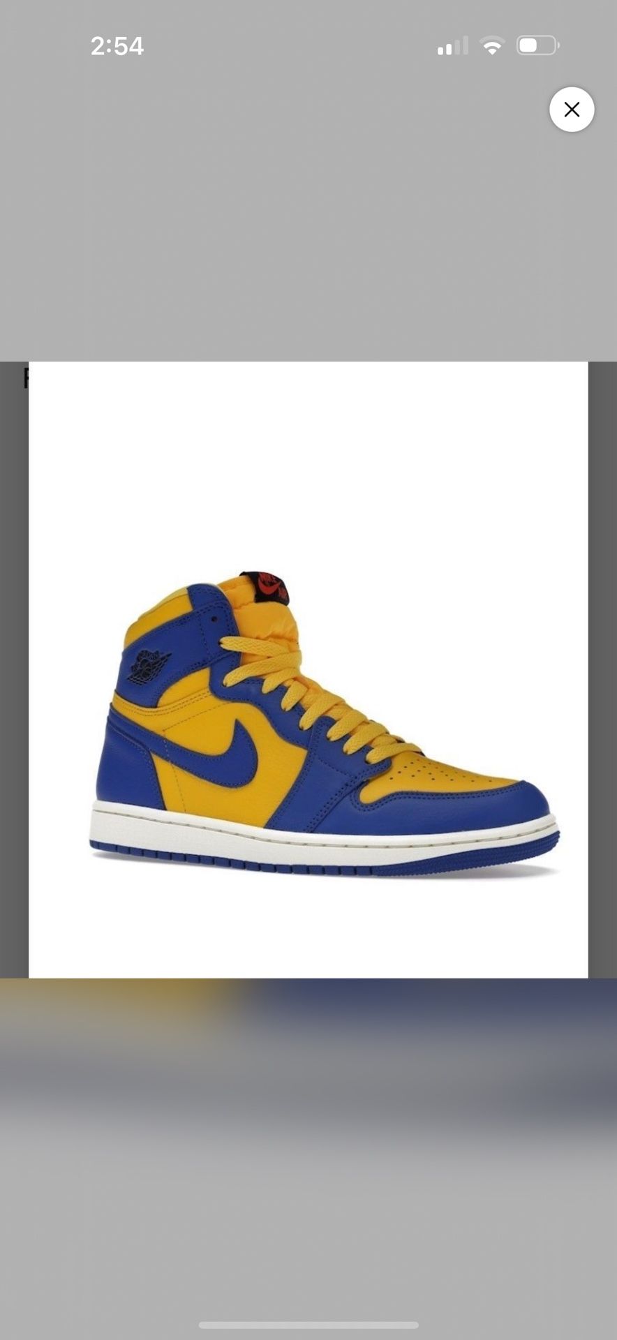 Jordan 1 High Reverse Laney 9.5