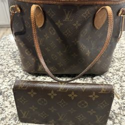 Vintage Louis Vuitton NeverFull And Wallet