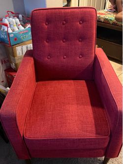 Red Lounge Chair