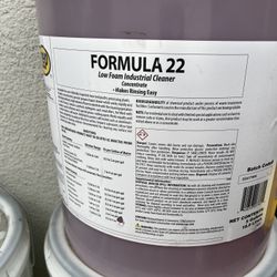 Zep Formula 22 Industrial Cleaner