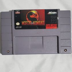Super Nintendo Game Mortal Kombat