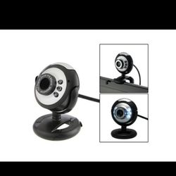 HD 12.0 MP 6 LED USB Webcam Camera with Mic & Night Vision for Desktop PC

