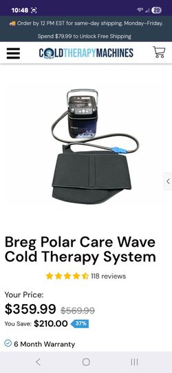 Brag Cold Comprassion Pad, back. New.