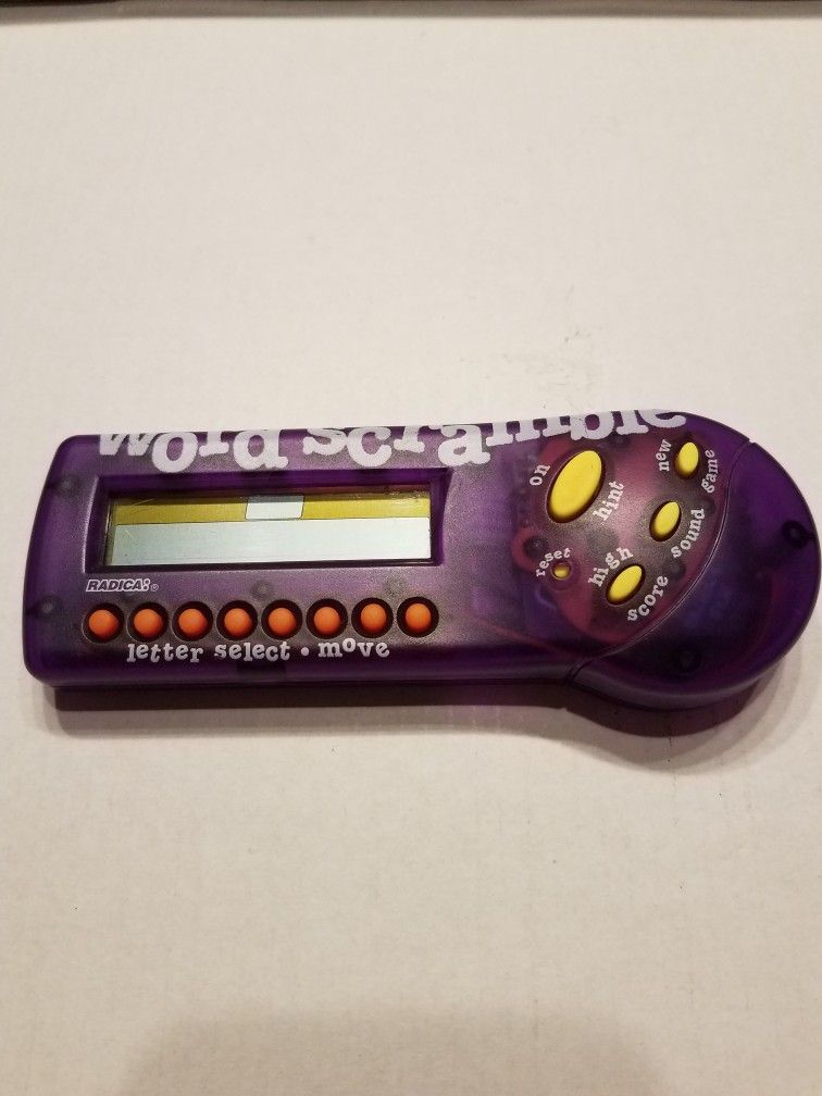 Word Scramble Handheld Electronic Game