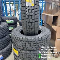 265/70R18 LT Land Golden A/t New Set of Tires Installed and Balanced Set de Llantas Nuevas Instaladas y Balanceadas