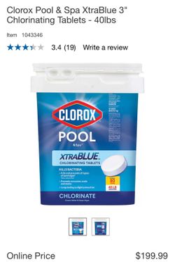 40 Lb Chlorine Tablets