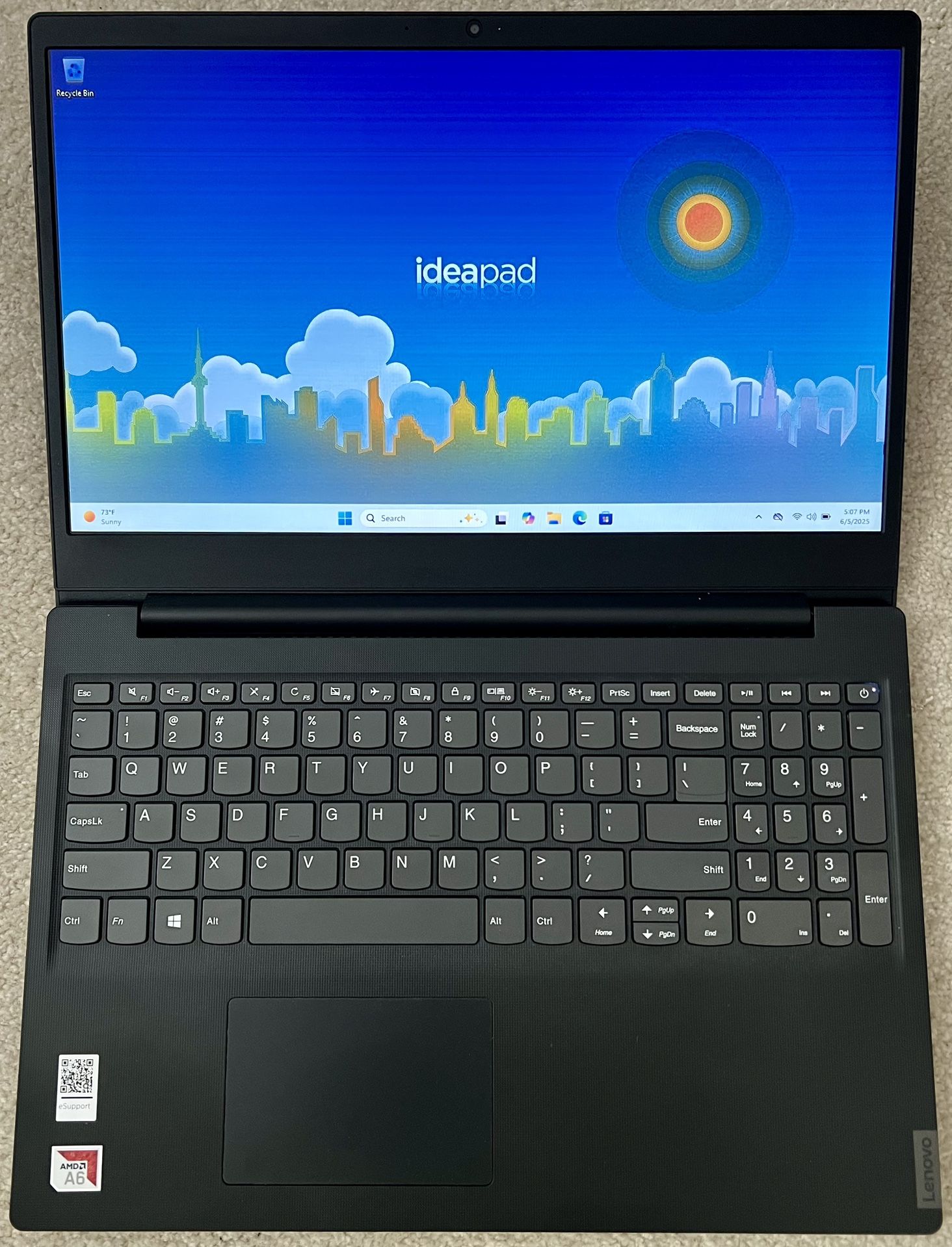2019 Lenovo IdeaPad S145-15AST 15.6” AMD A6-9225 2.6GHz 4GB 1TB HDD HDMI Win11Pro Office21