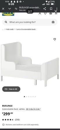 Ikea-adjustable kids bed