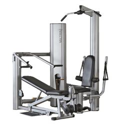 Used Vectra On-Line 1450 Home Gym Strength System corner unit low ceiling height 