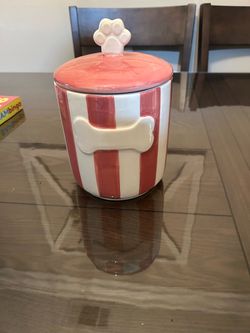 Dog treat jar