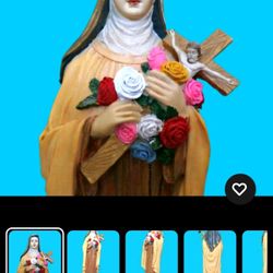 Santa Teresa Del Nino Jesus, Saint Therese Of Lisieux Statue 
