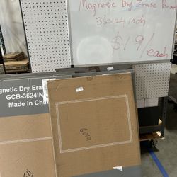 Magnetic Dry Erase Board, 36 X 24 Inches, Silver Aluminium Frame