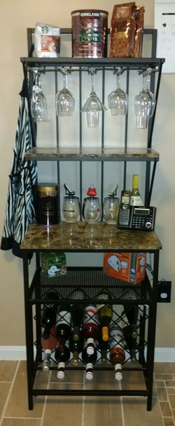 Baker's Rack w/Marble Shelves