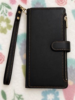 Black Wallet Case – iPhone 16 Pro Max