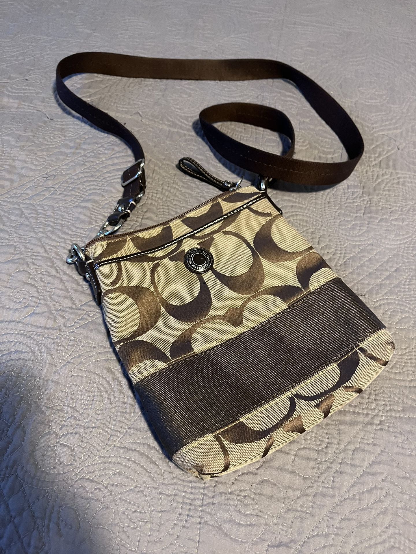 Small Faux Coach Purse