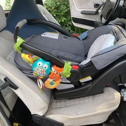 Baby car seat with toys