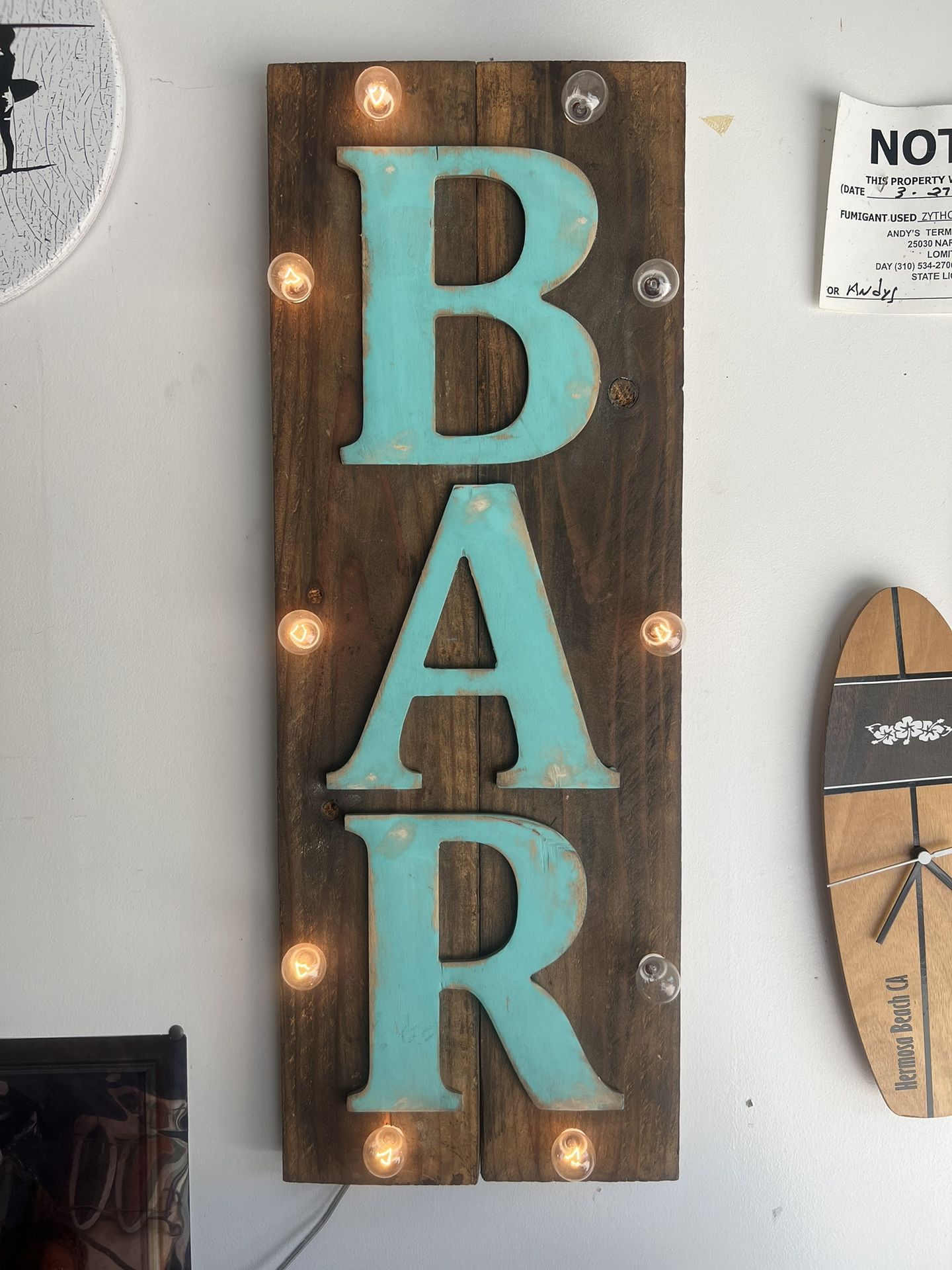 Bar Sign. $50 Firm