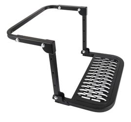 Folding Heavy Duty Tire Step for Truck, SUV and RV Adjustable Tire Mounted Step Fit Most Tire from 10.2” to 14.4”, Rated up to 300 Lbs, Shark Jaw Shap