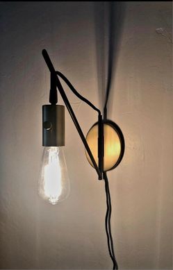 Exeter 1-Light Bronze 2-in1(Plug-In OR Hardwire!) Swing Arm Wall Sconce. NEW IN BOX!!