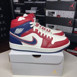 AIR JORDAN 1 MID (USA 2022) [7 & 7.5  Men’s/8.5 & 9 Women’s ]