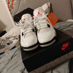 Retro Jordan 4 "Cement Gray " Men Size 11.5