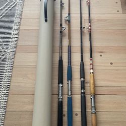 Deep Sea Fishing Rods With Locking Carrying Case for Sale in Los Angeles,  CA - OfferUp
