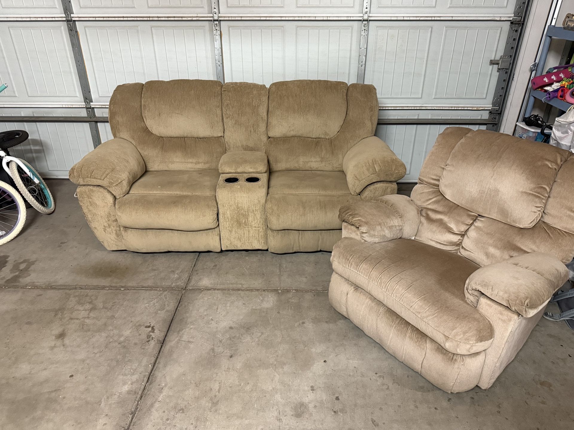 Reclining Couch And Chair