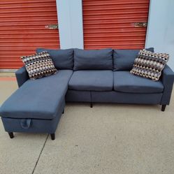 FREE DELIVERY - Gray Sectional Sofa with Chaise